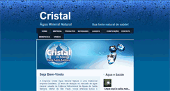 Desktop Screenshot of aguamineralcristal.com.br