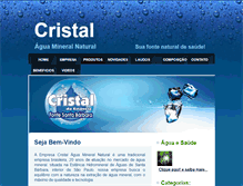 Tablet Screenshot of aguamineralcristal.com.br